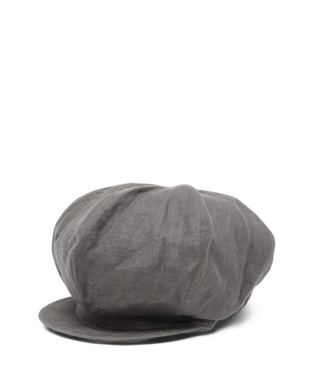 Yohji Yamamoto Gray Casquette En Sergé De Lin for men