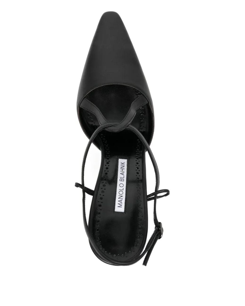 Manolo Blahnik Black 90Mm Minia Pumps