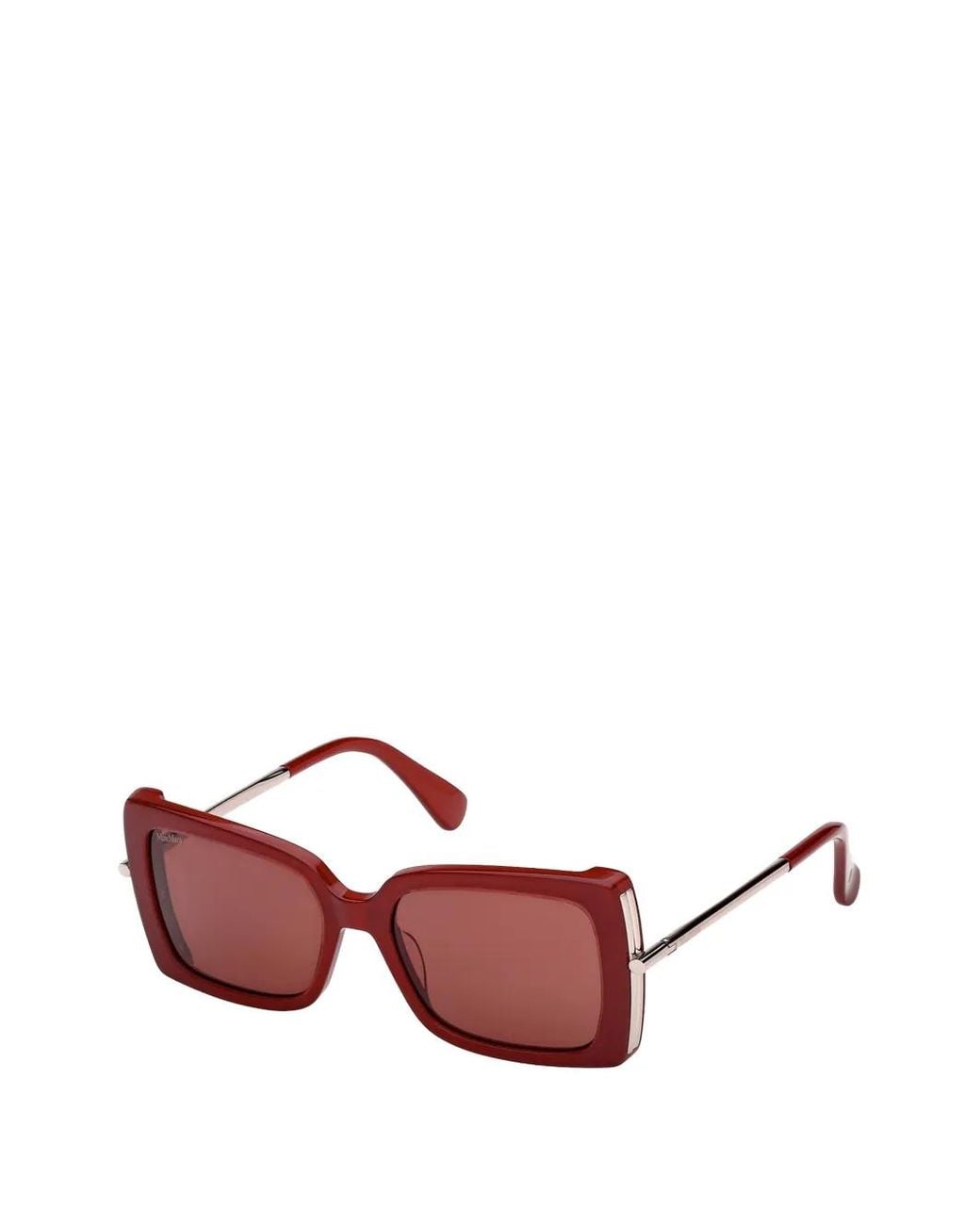 Max Mara Eyewear Pink Square-Frame Sunglasses