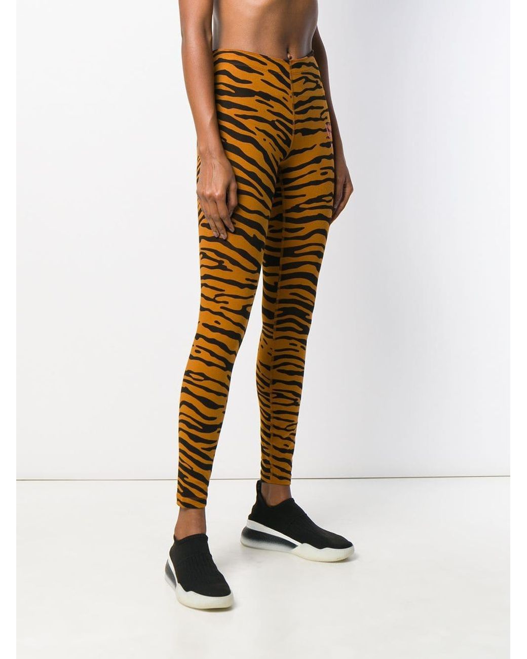 Nike Tiger Print leggings in Brown | Lyst