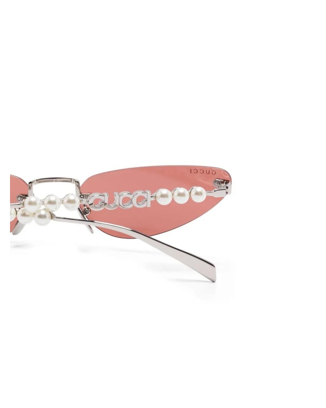 Gucci Pink Cat Eye-Frame Sunglasses