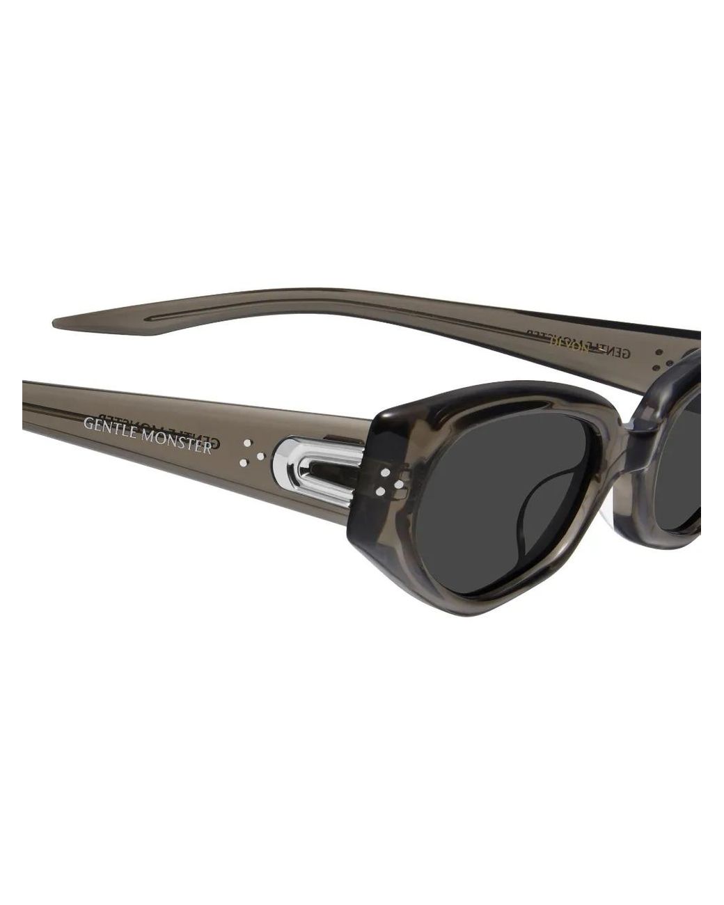 GENTLE MONSTER ブラックキャットアイサングラス gentle monster風】キャットアイサングラス ブラック GENTLE