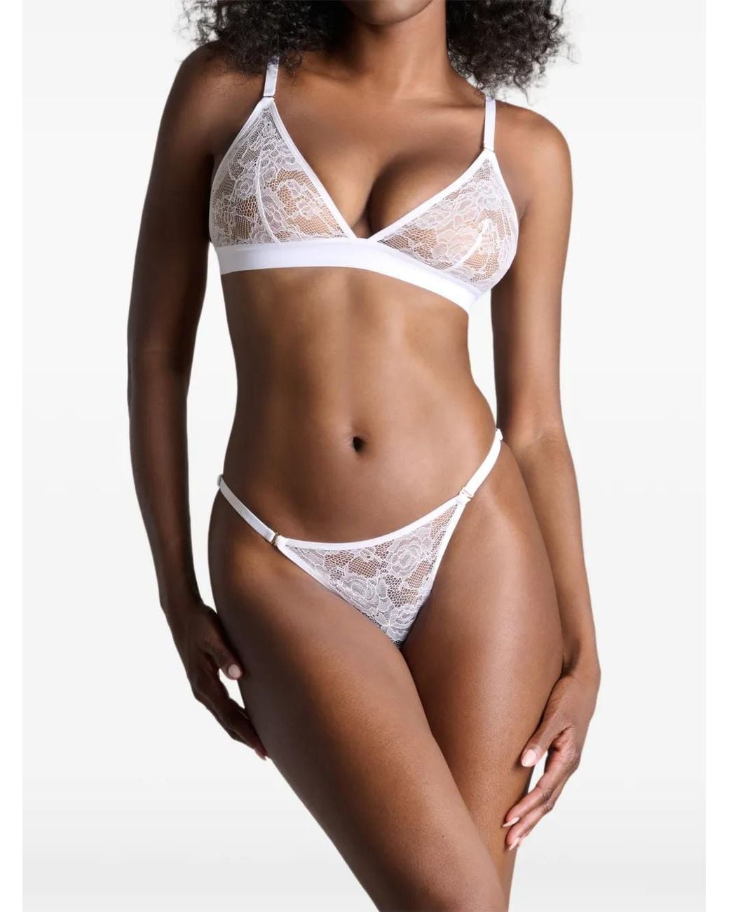 Maison Close White Flashback Bra