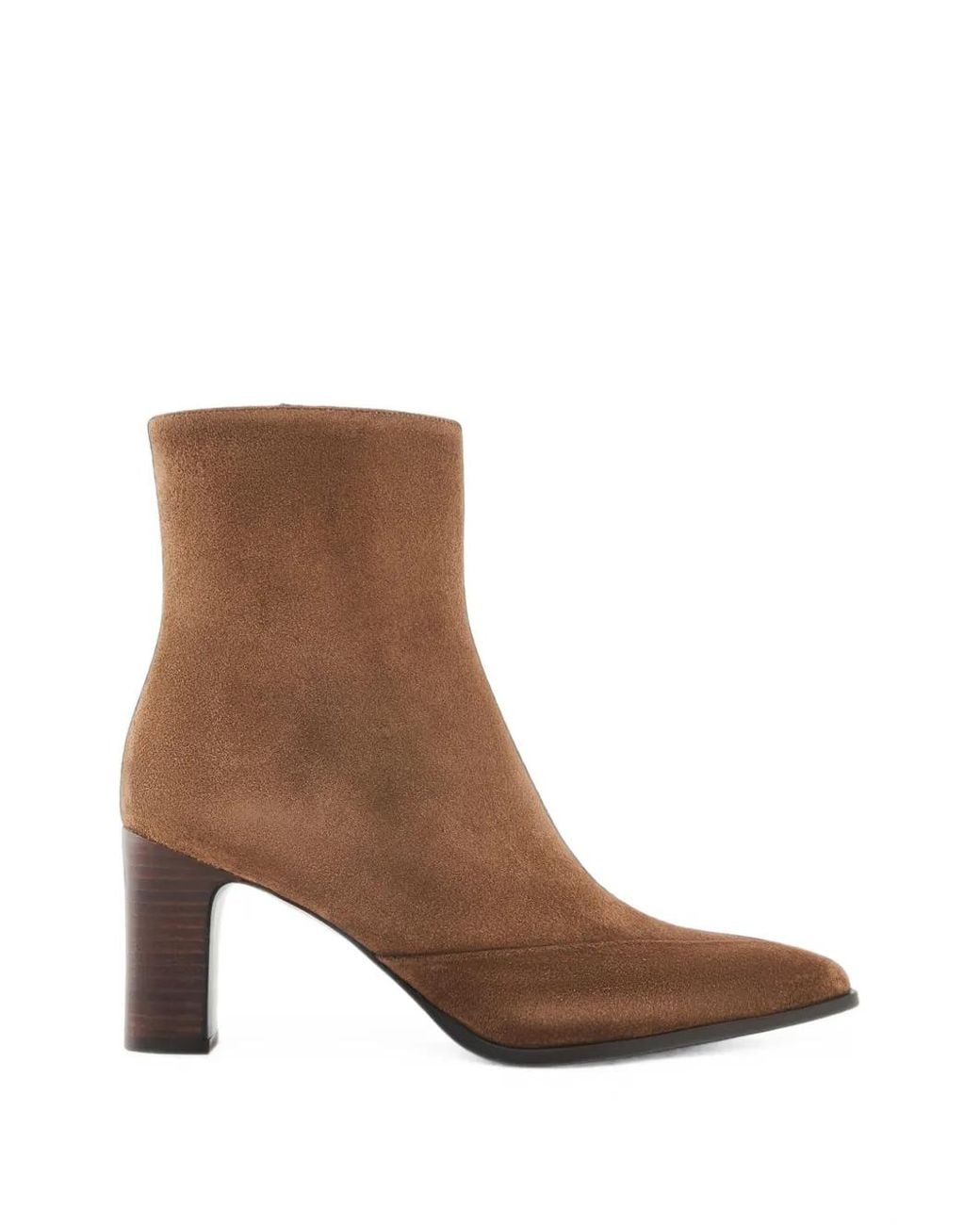 Lottusse Brown Cort Suede Ankle Boots