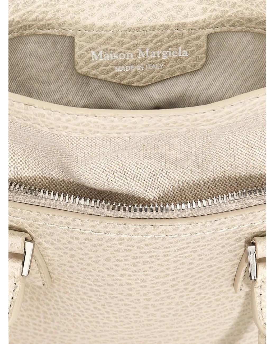 Maison Margiela White Micro '5ac' Tote Bag