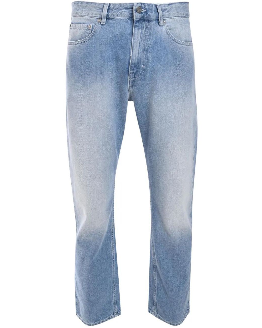 Roberto Cavalli Jeans Met Logopatch in het Blue voor heren
