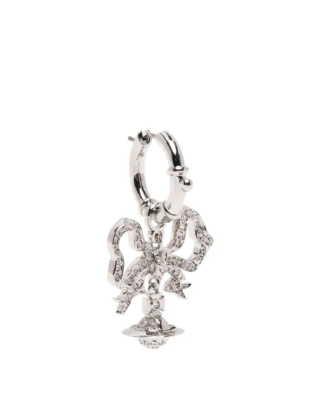 Vivienne Westwood White Florindella Earrings