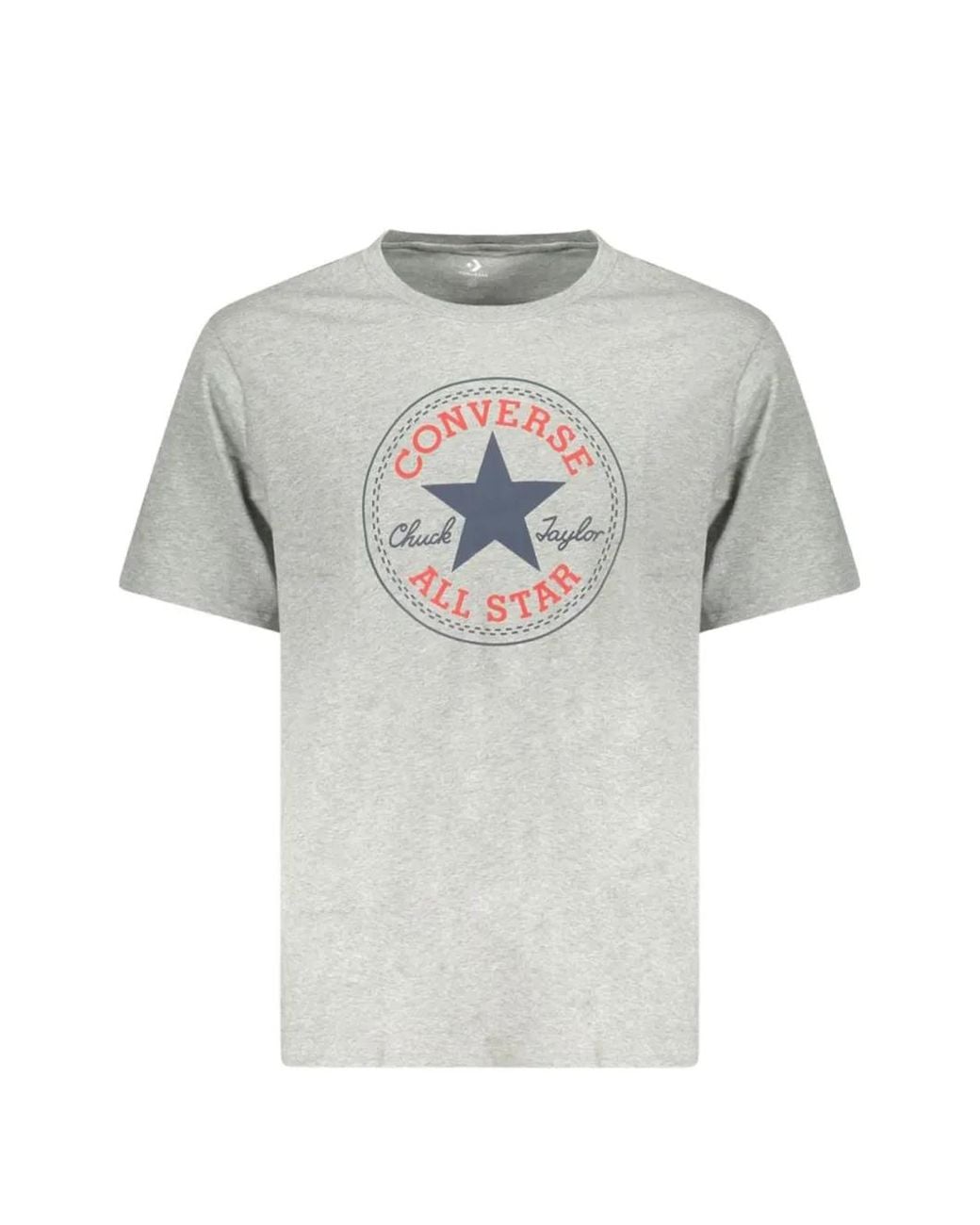 Converse Gray Chuck Taylor Logo-Print T-Shirt for men
