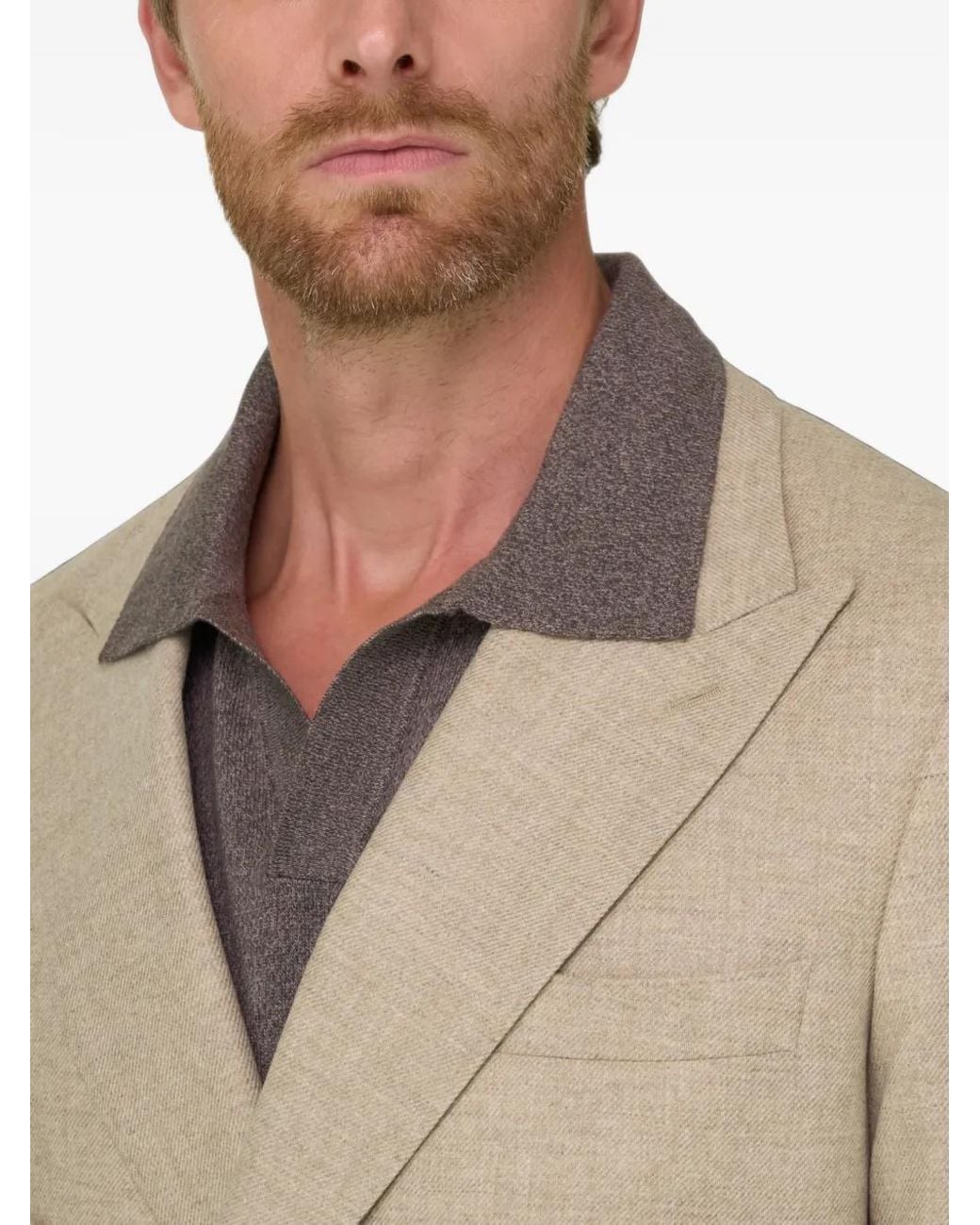 Boggi Natural Blazer Double-Breasted for men