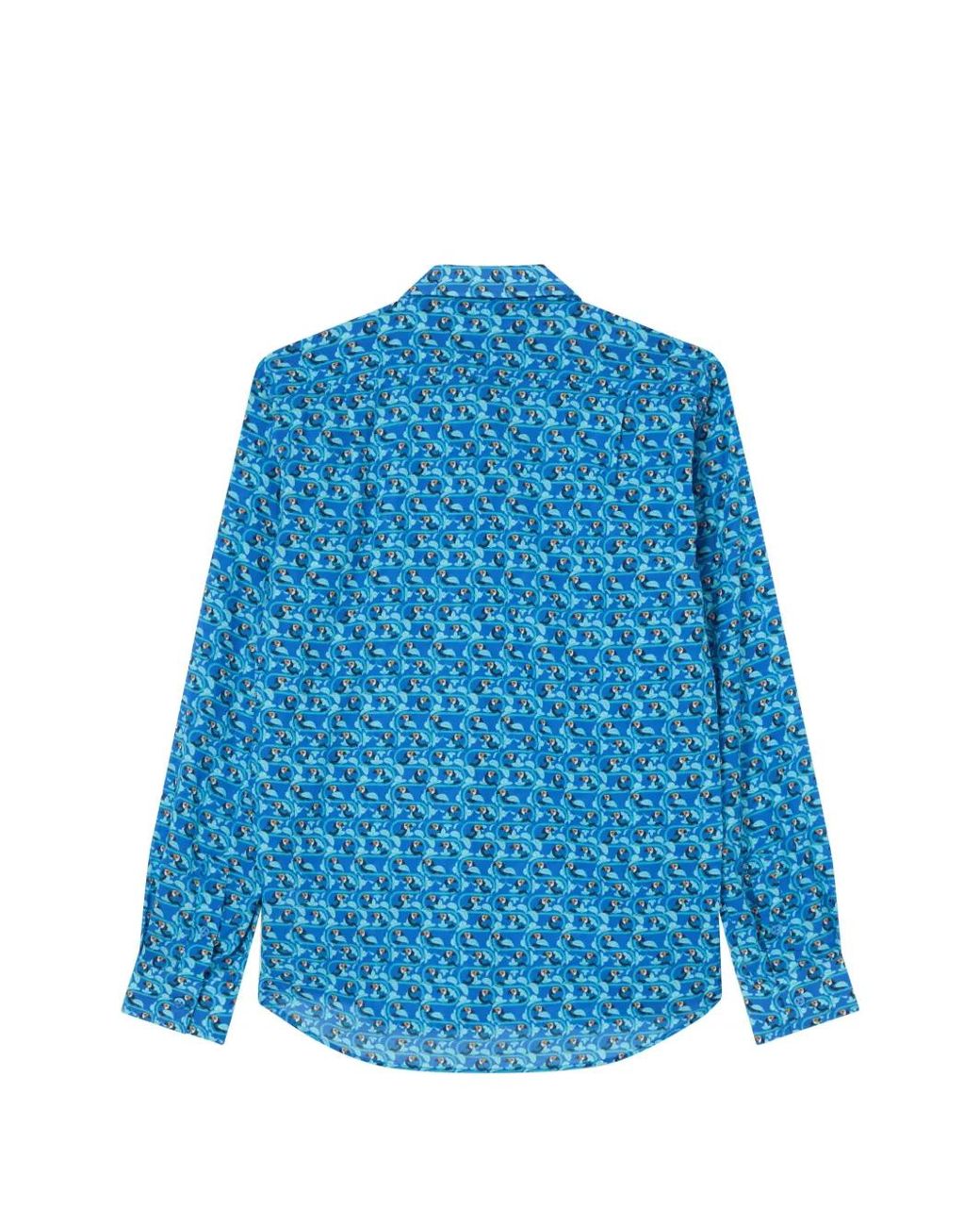 Vilebrequin Blue Caracal Toucana Button-Down Shirt