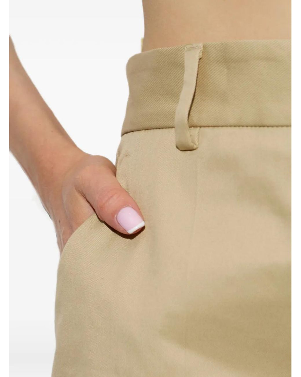 DSquared² Natural Creased Trousers