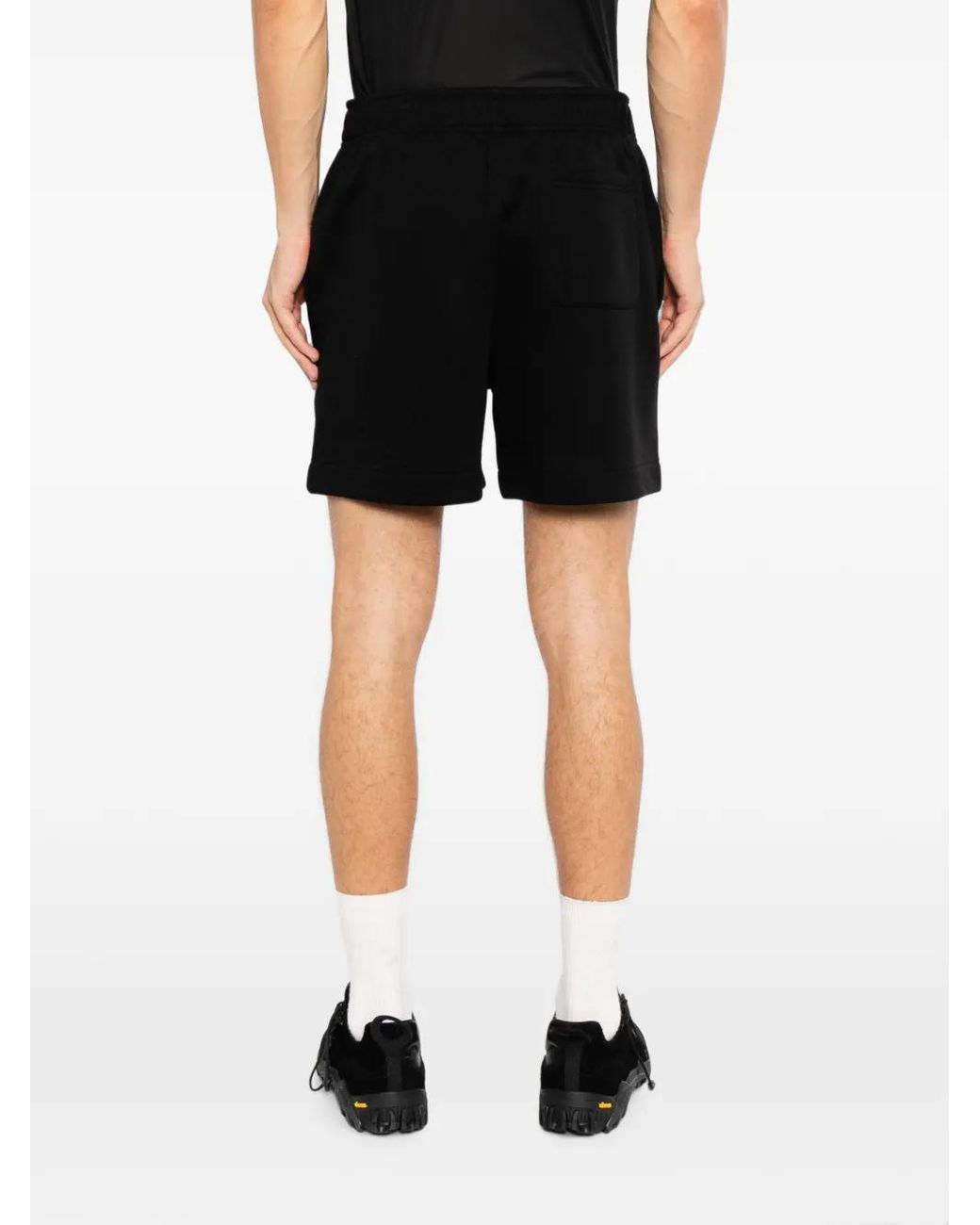 Melt Black Graphic-Print Shorts for men
