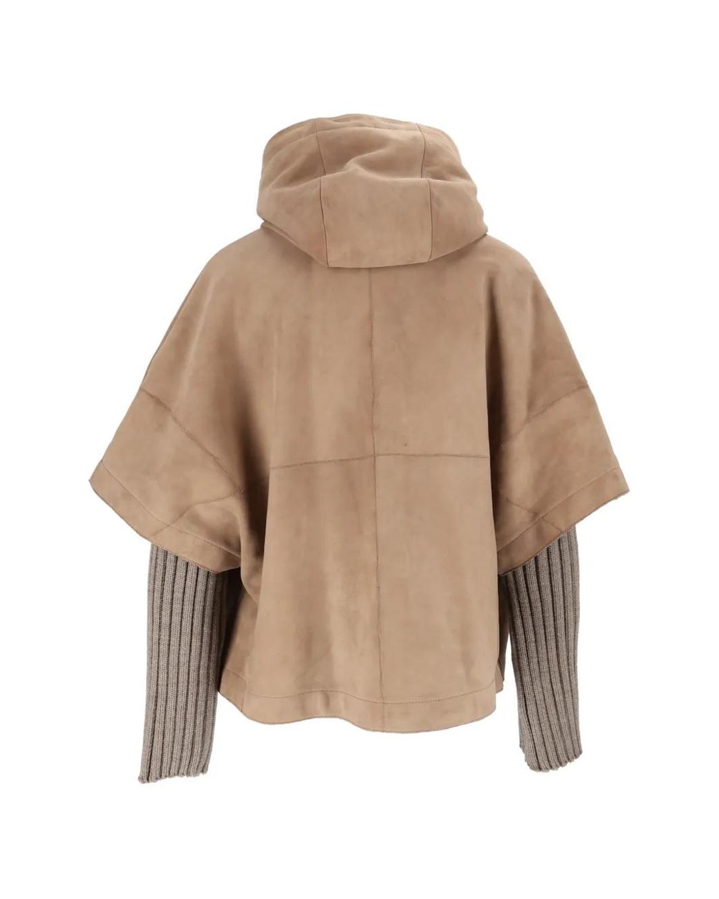 Bully Natural Hooded Suede Jacket