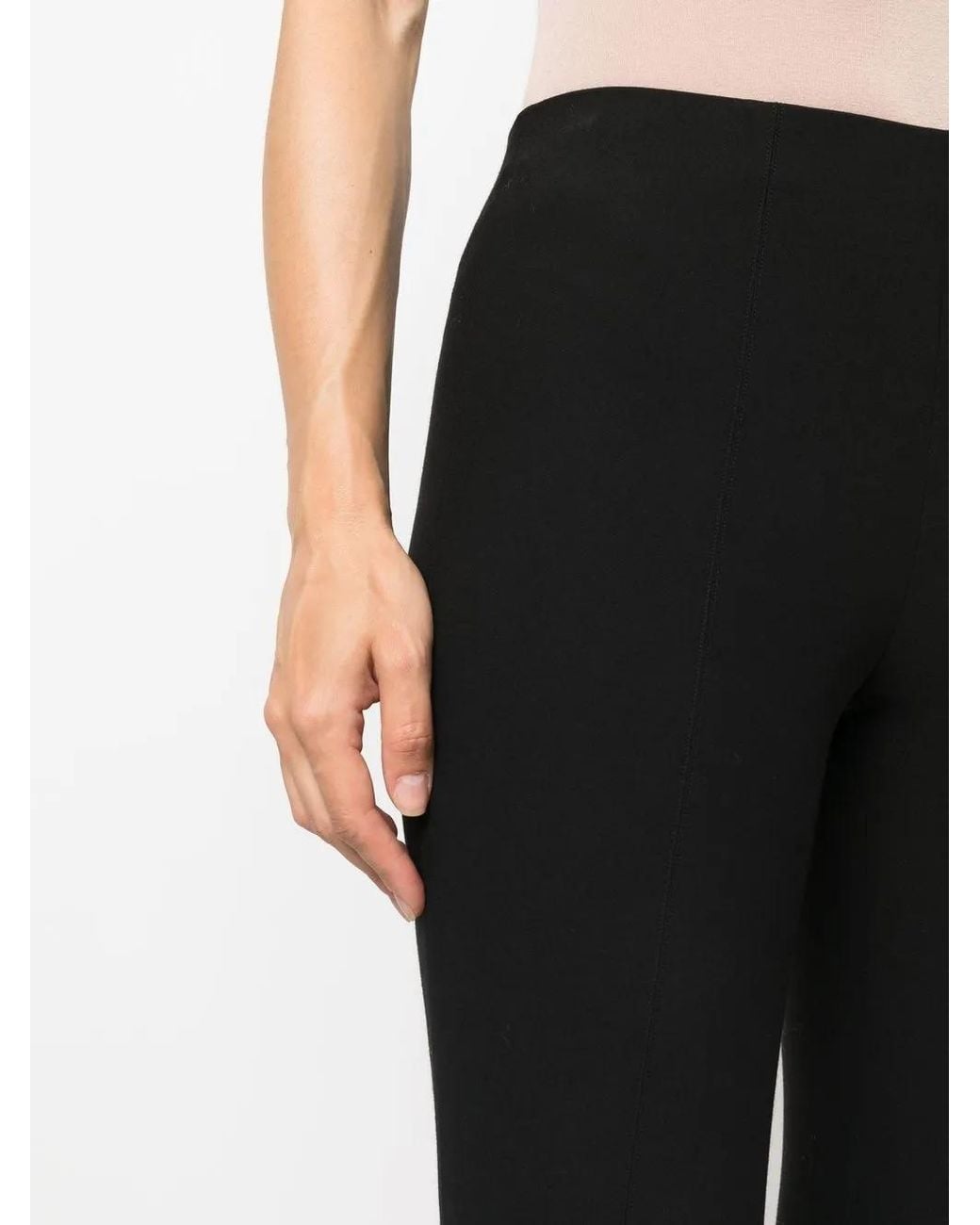 Vince Black Slim-Fit Pull-On Trousers