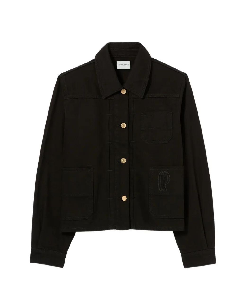 Claudie Pierlot Black Veste En Jean