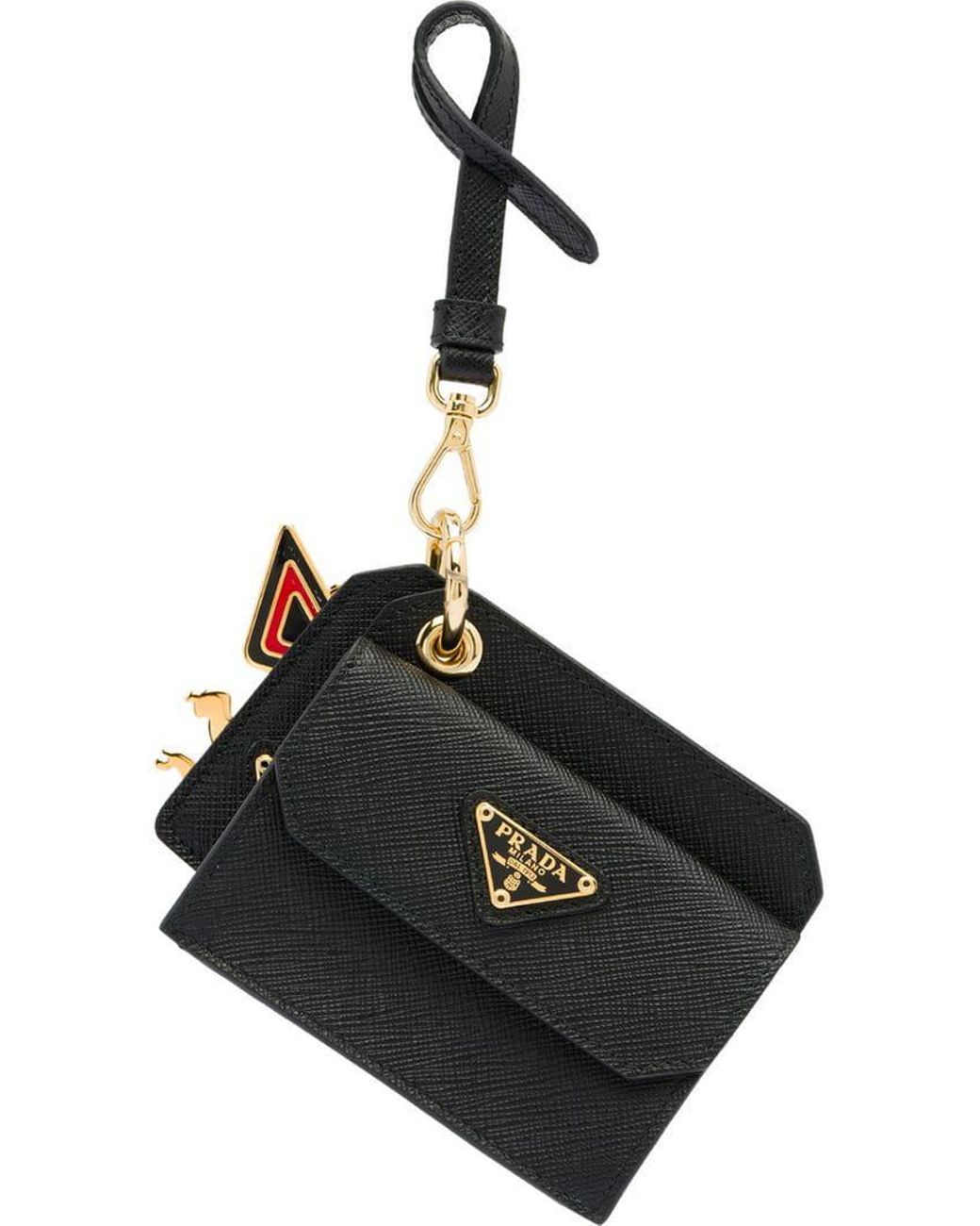 Black coin purse keychain sales