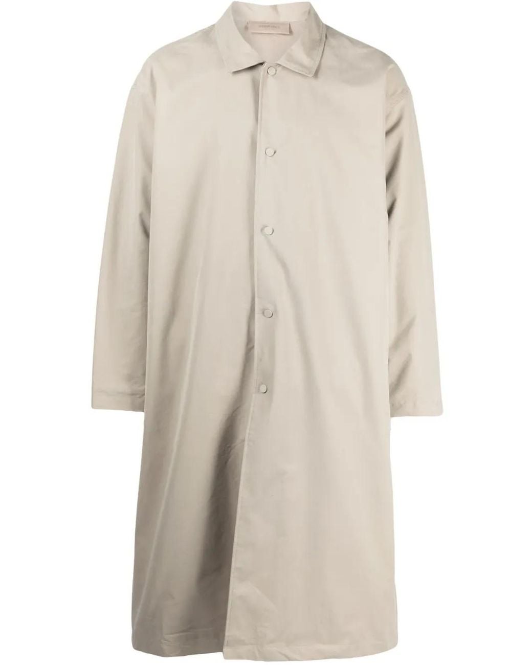 Fear Of God Natural Twill-Weave Single-Breasted Coat for men
