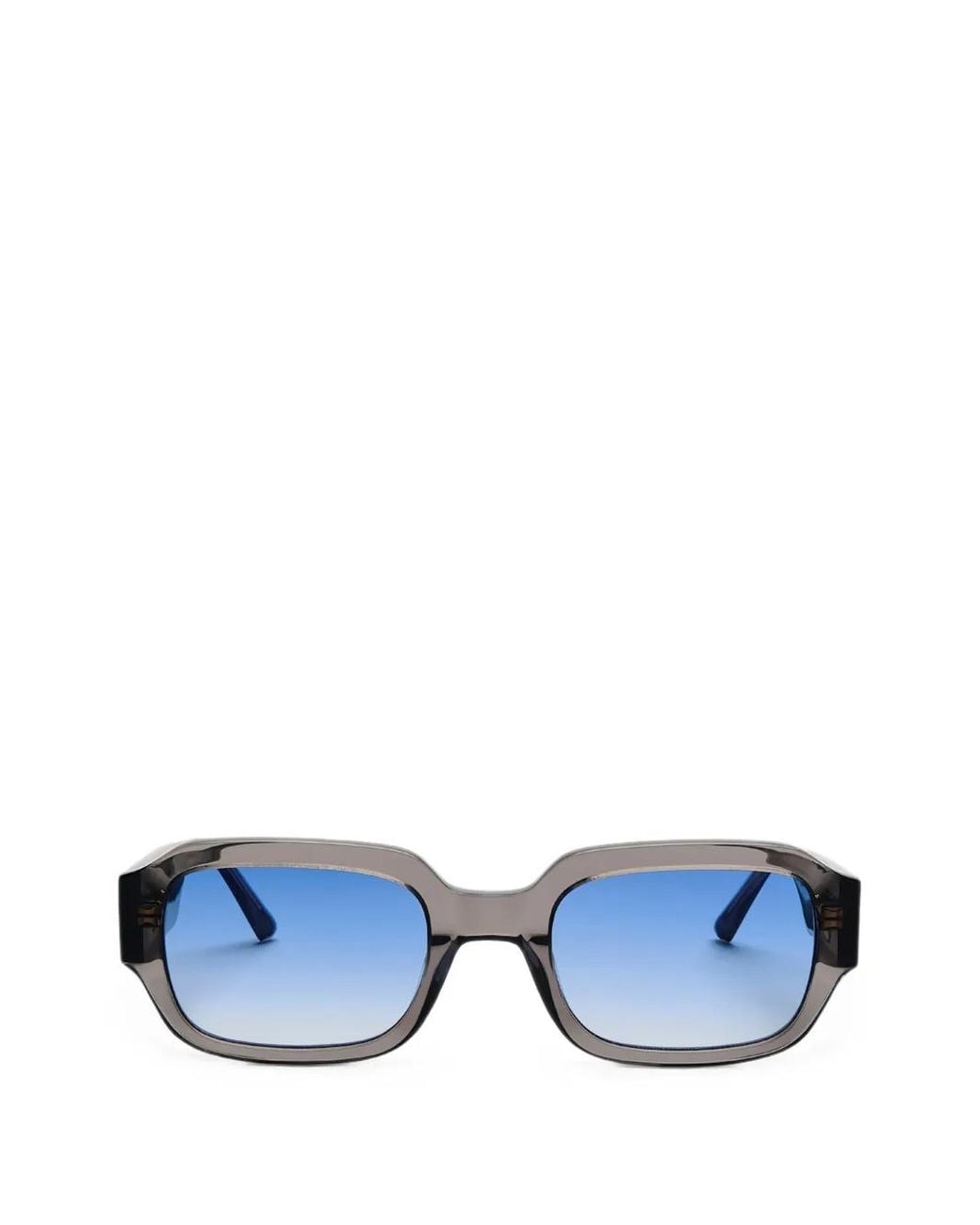 Messyweekend Blue Downey Rectangle-Frame Sunglasses