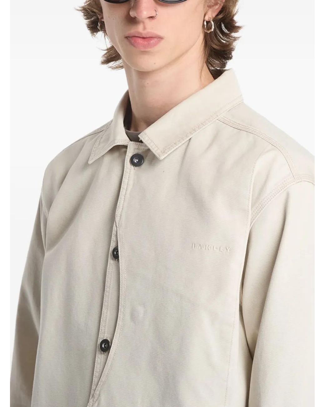 Oakley White Echo Mod Overshirt for men