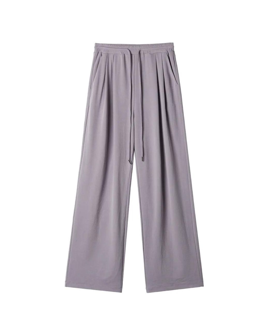 B+ AB Purple Drawstring Palazzo Pants