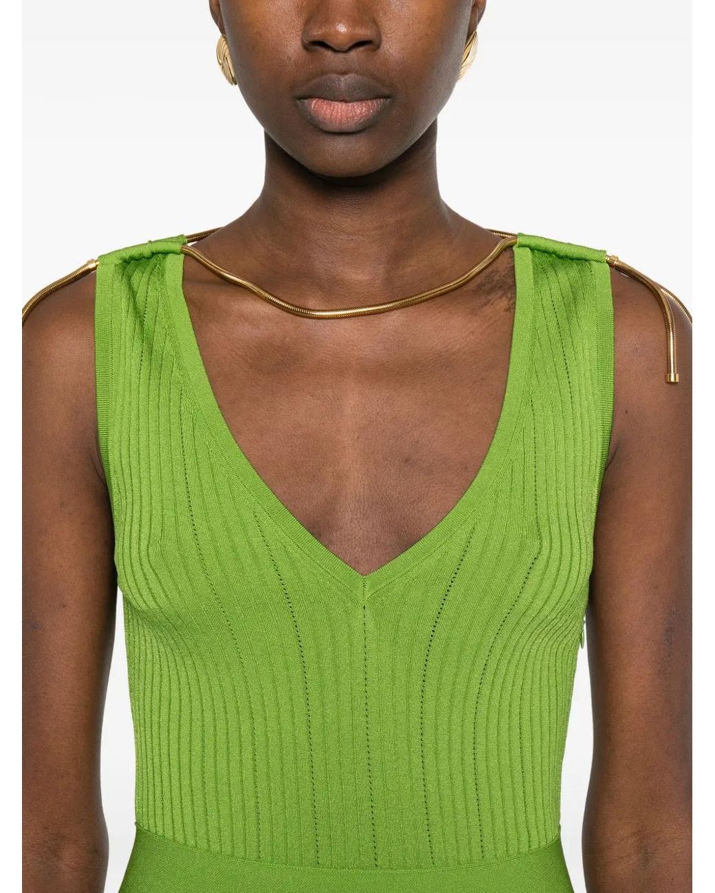 Elisabetta Franchi Green Dress