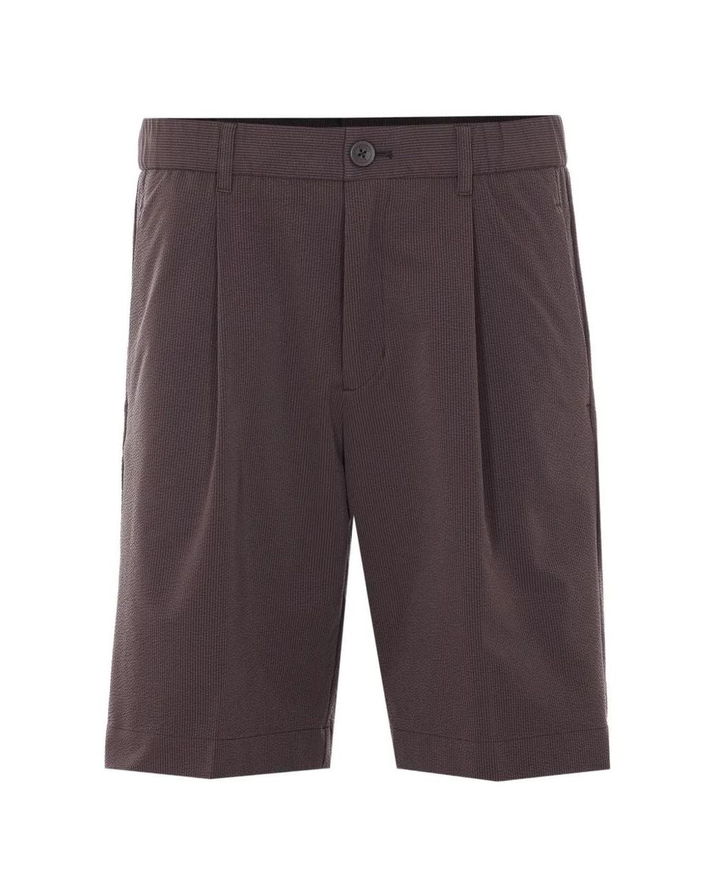Pantalones Cortos Con Pinzas Herno de hombre de color Gray