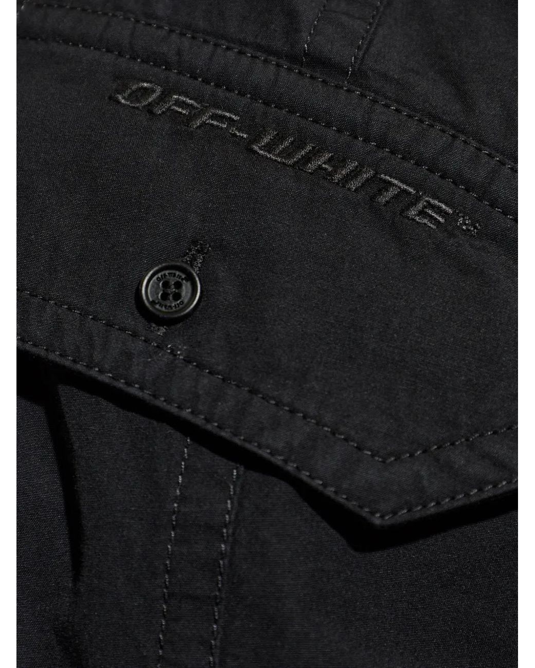 Off-White c/o Virgil Abloh Black Chemise À Poche Poitrine for men
