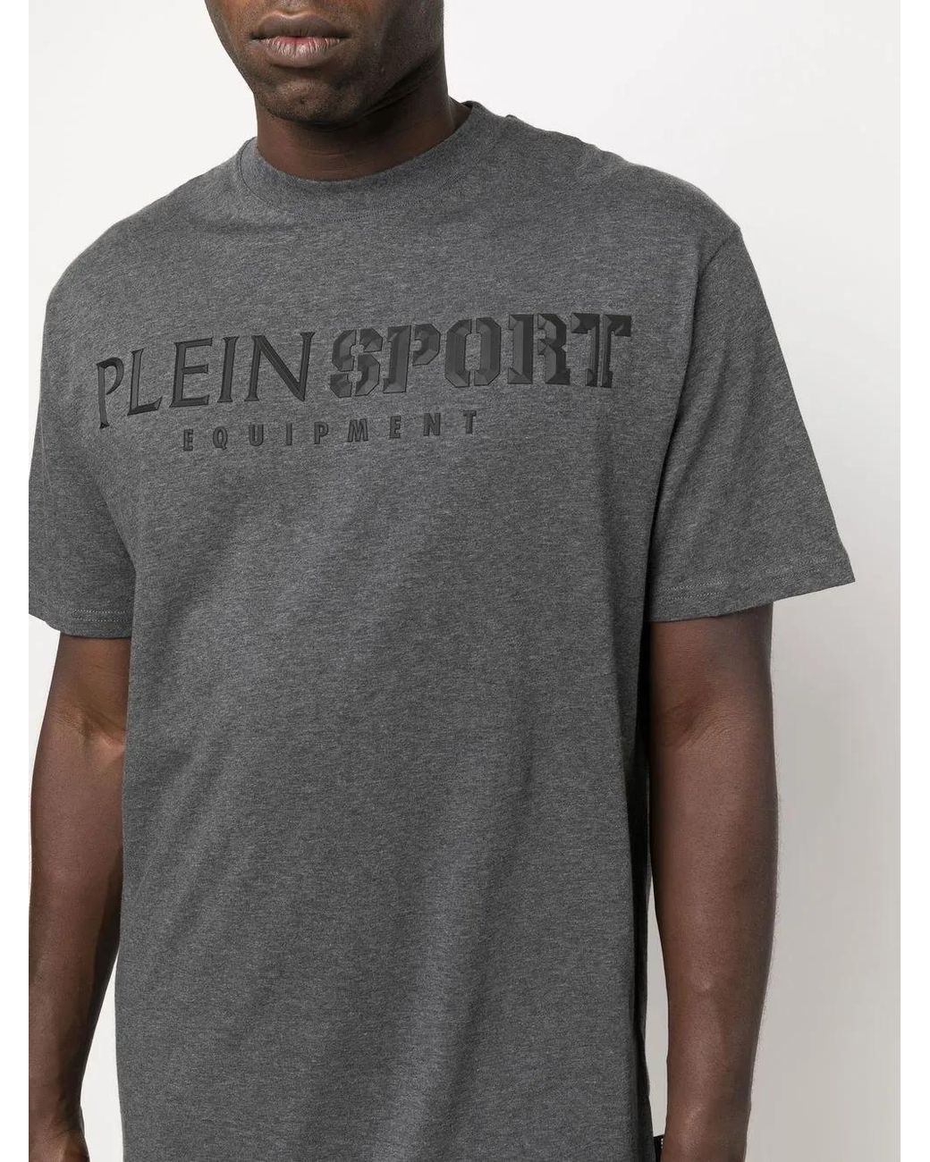 Philipp Plein Gray Logo-Print Short-Sleeve T-Shirt for men