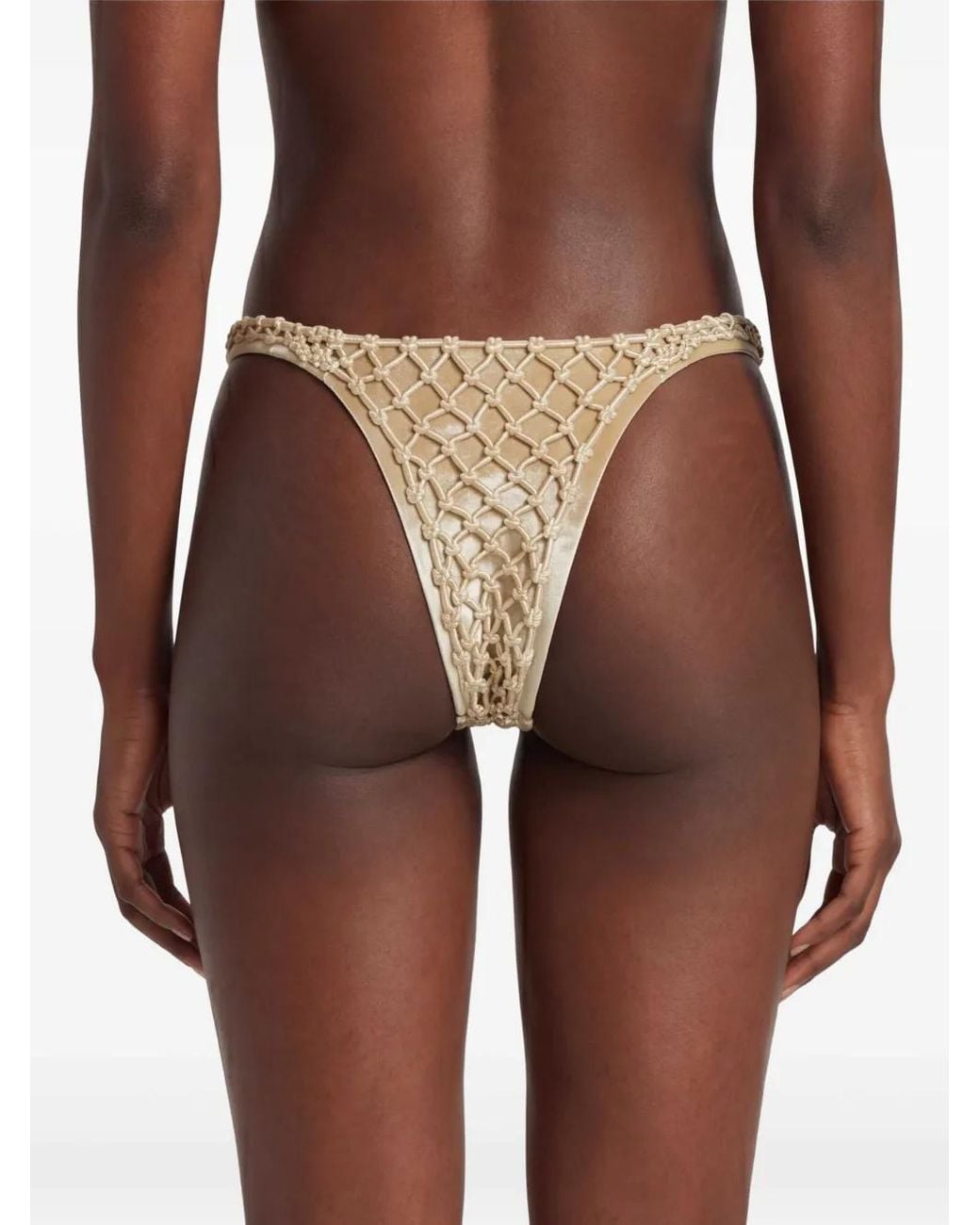 Isa Boulder Natural Corara Macrame Bikini Bottom