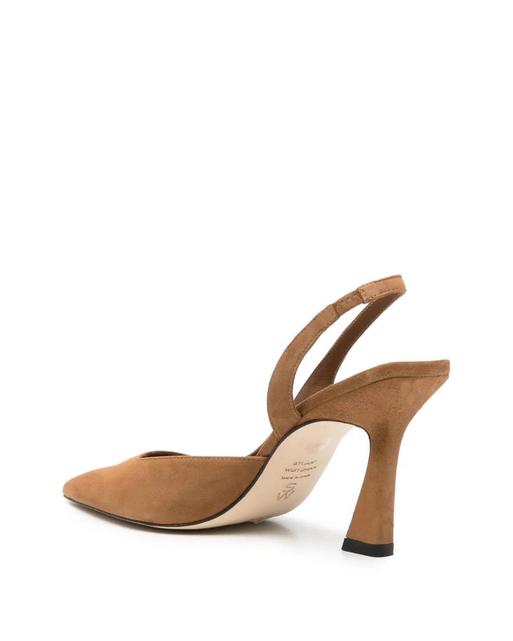 Stuart Weitzman Brown Vinnie Heeled Pumps