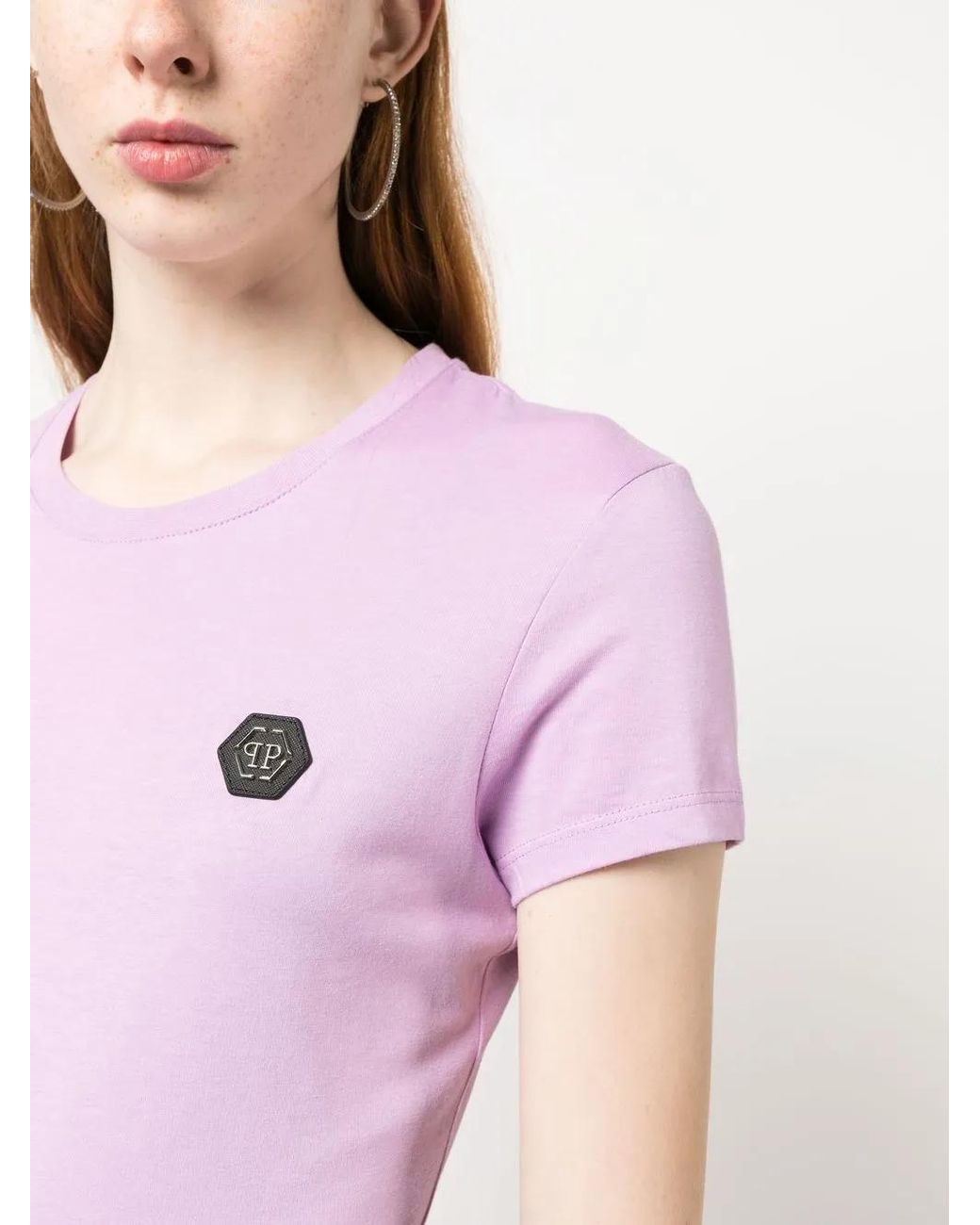 Philipp Plein Pink Pure Cotton T-Shirt