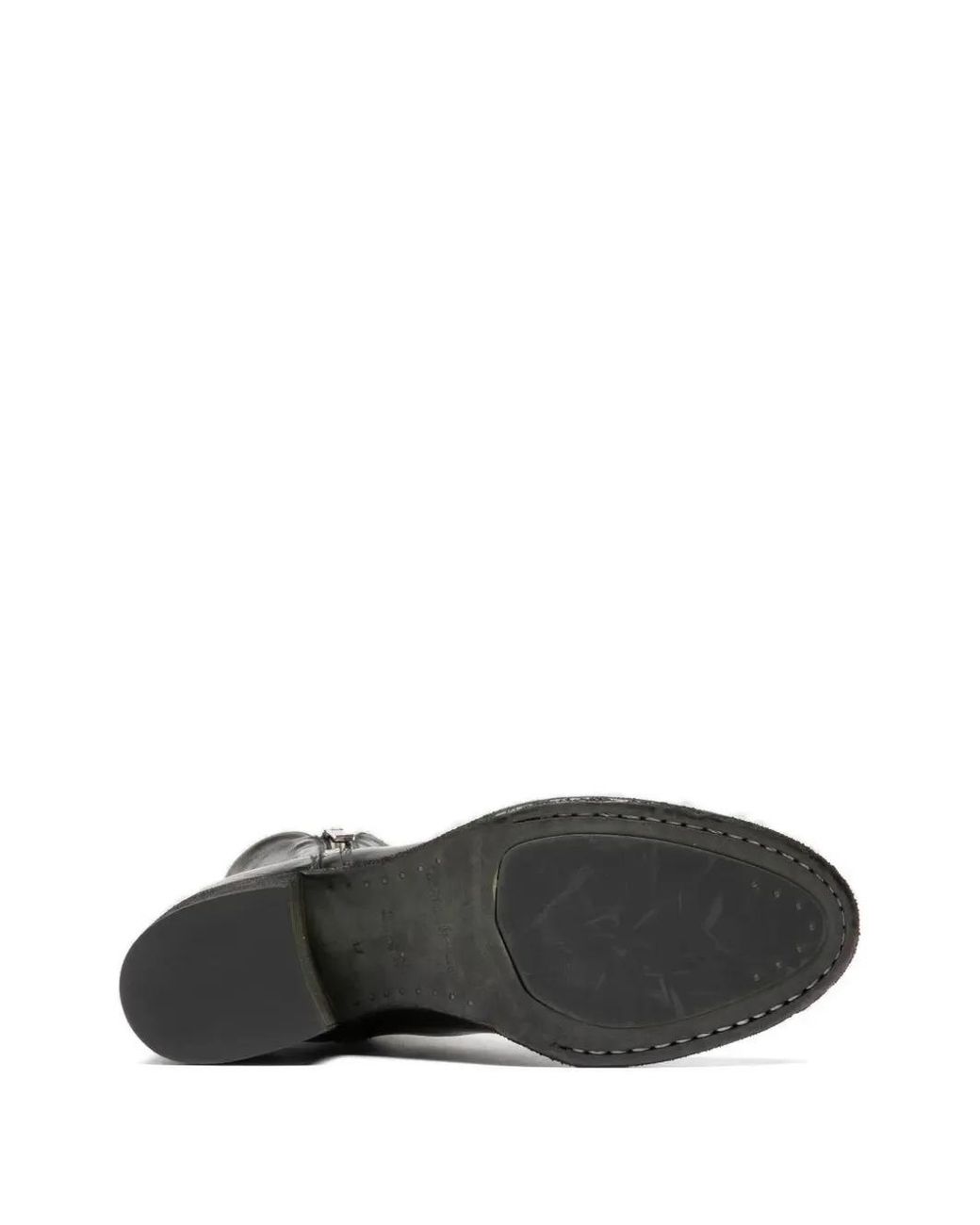 Officine Creative Black Bottes Denner En Cuir