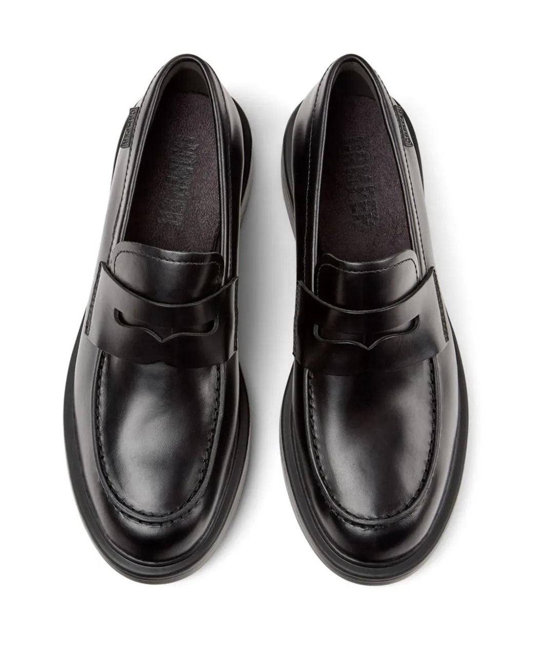 Camper Black Mocassini