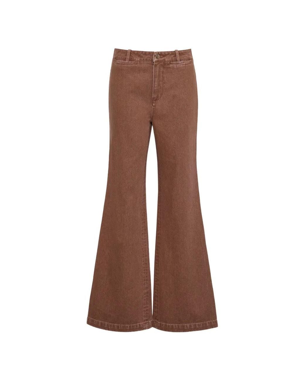 Cara Cara Brown Jean Annie À Coupe Évasée