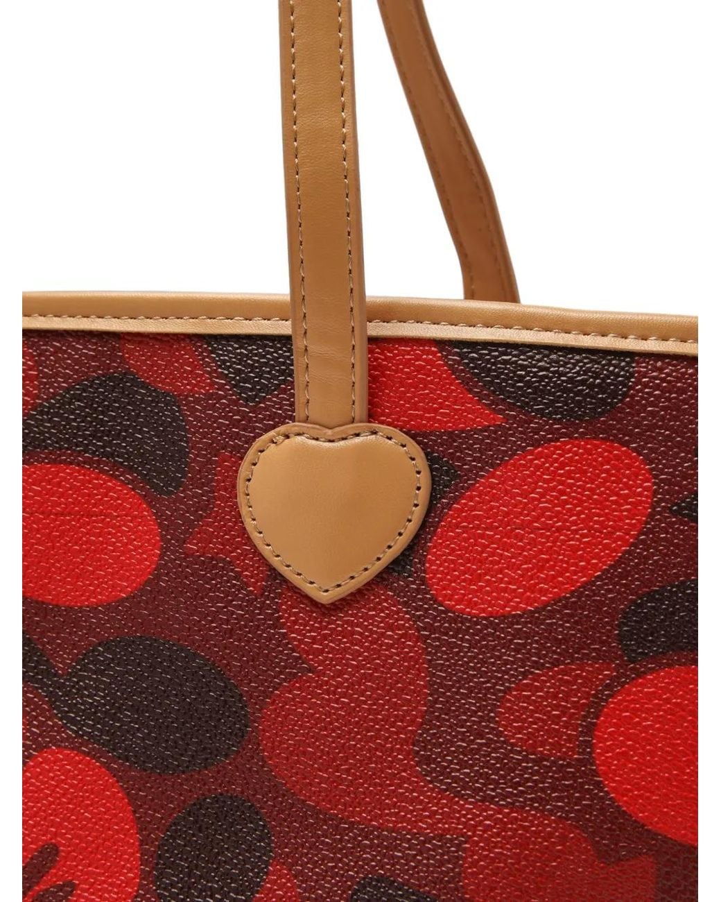 AAPE BY A BATHING AP Multicolor Heart-Camo Tote Bag