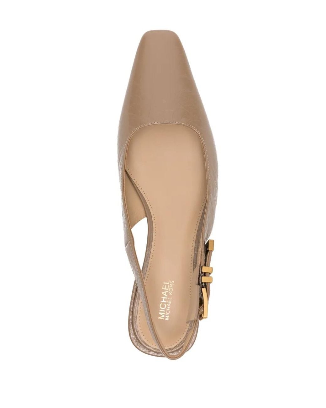 Michael Kors Natural Darrington Sling Flat
