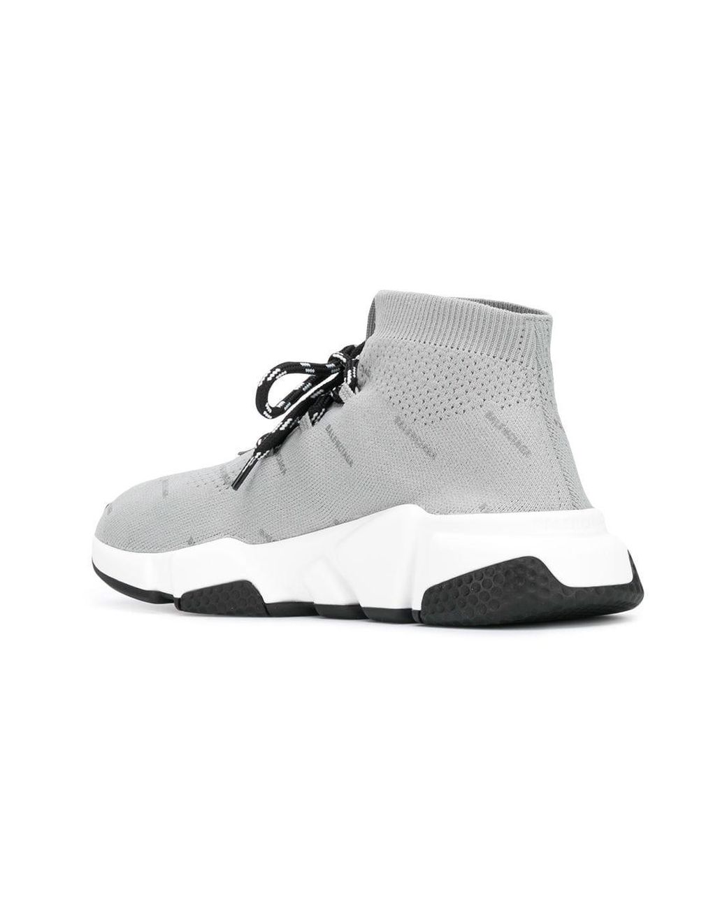 Balenciaga Speed Lace-up Sneakers in Gray for Men | Lyst