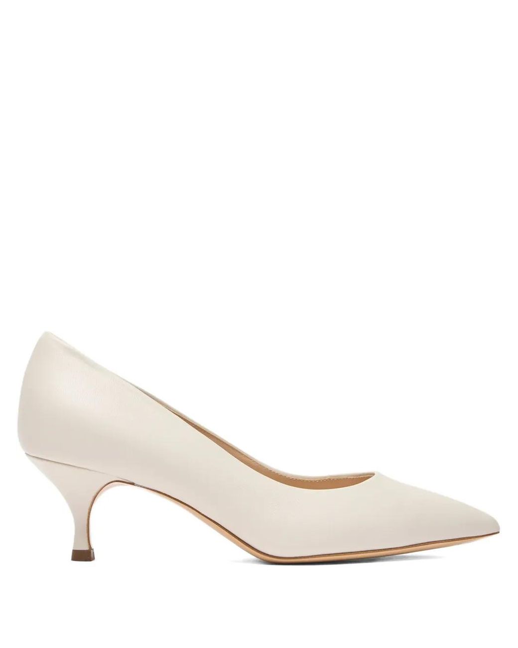 Casadei Natural 50Mm Pointed-Toe Heeled Pumps