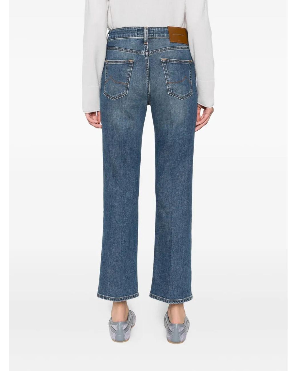 Jacob Cohen Blue Five-Pocket Jeans