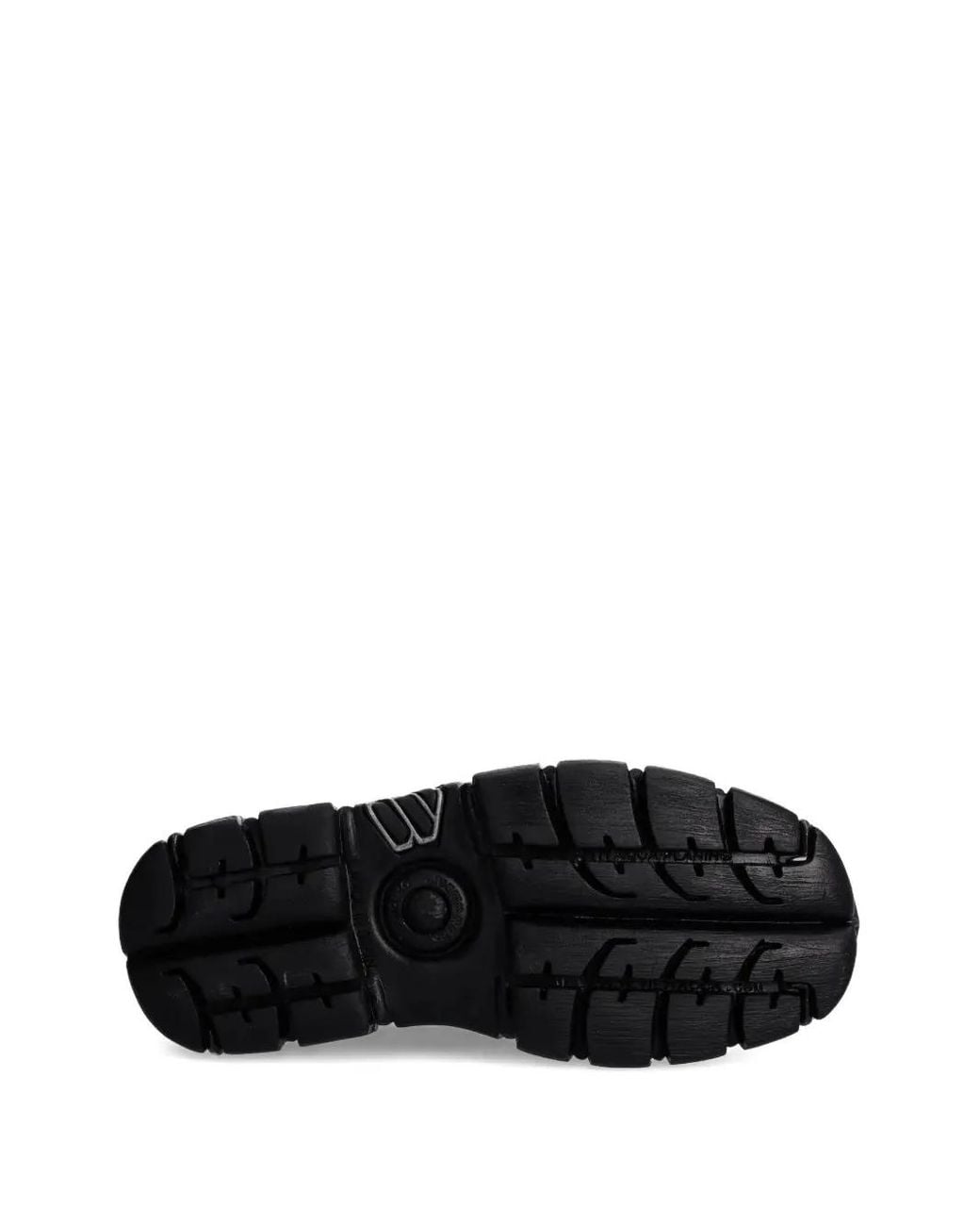 New Rock Black Metallic M-120N-S26 Lace-Up Platform Sneakers