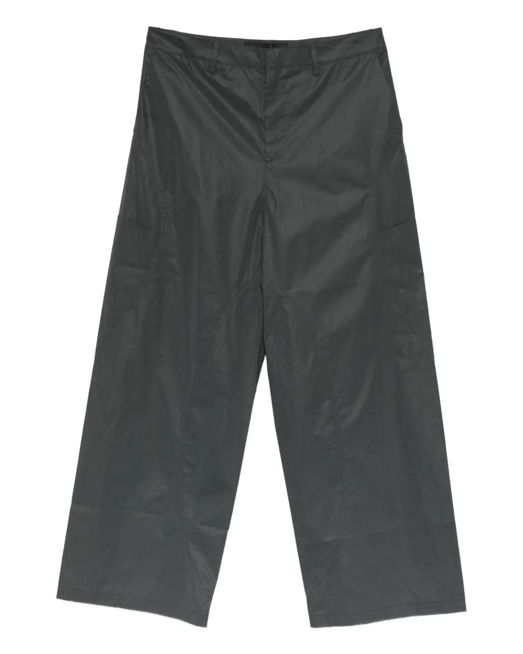 HELIOT EMIL Gray Panelled Trousers for men