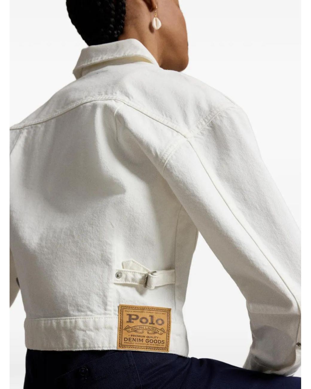 Polo Ralph Lauren White Buttoned Jacket