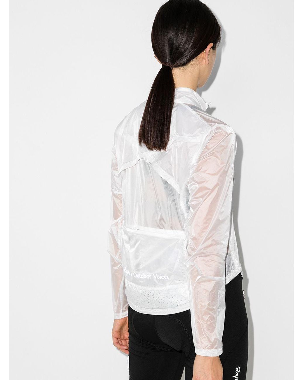 Rapha X Outdoor Voices Windbreaker Jacket in White | Lyst