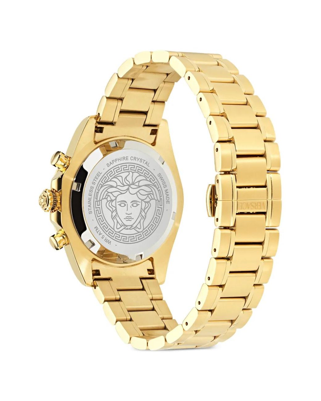 Versace Chrono X Uhr in Metallic für Herren