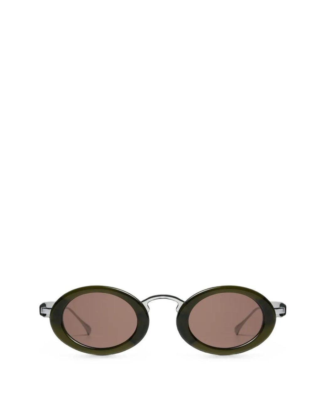 Projekt Produkt Green Oval-Frame Sunglasses