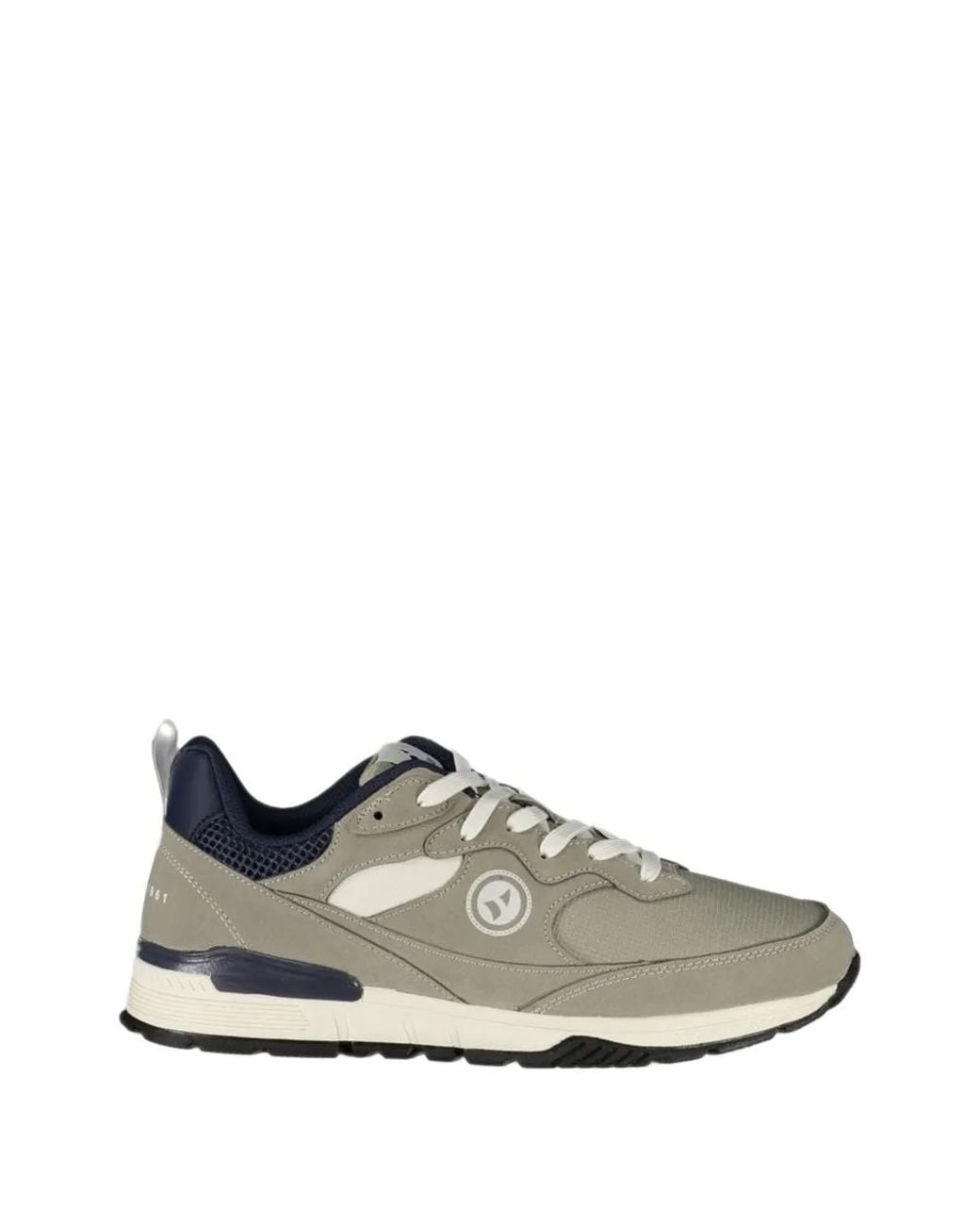Navigare White Rylan Logo-Patch Panelled Sneakers for men