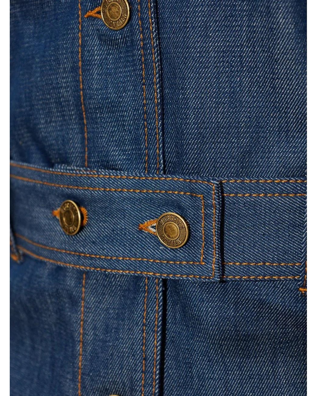 Moschino Blue Denim Dress With Belt