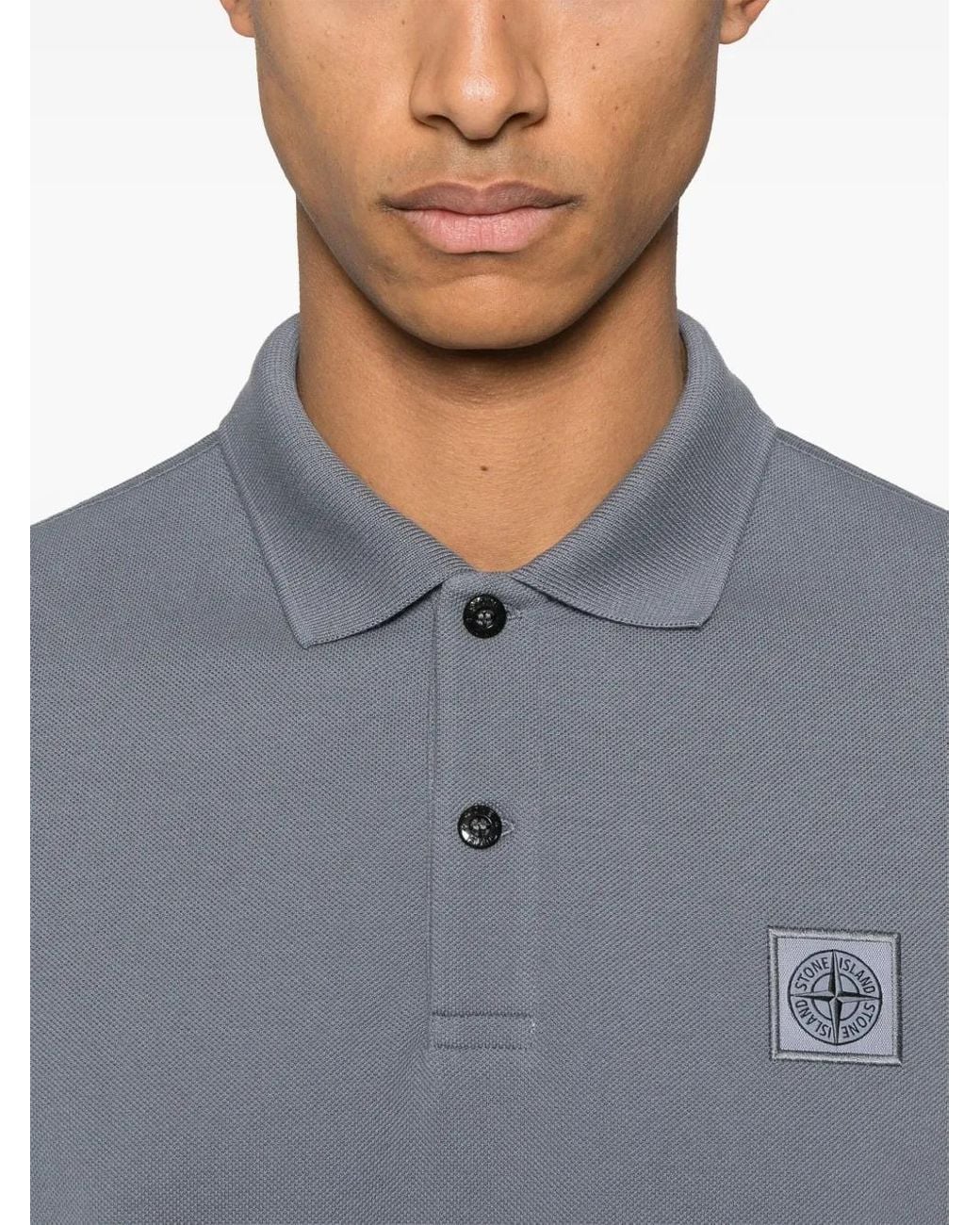 Stone Island Blue Polo for men
