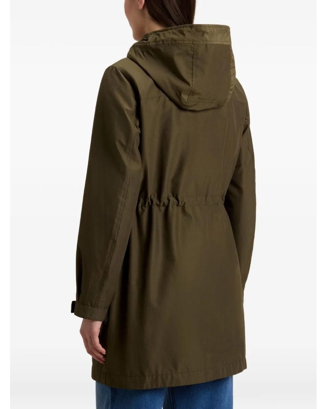 Parka Ajustable Con Capucha Woolrich de color Green
