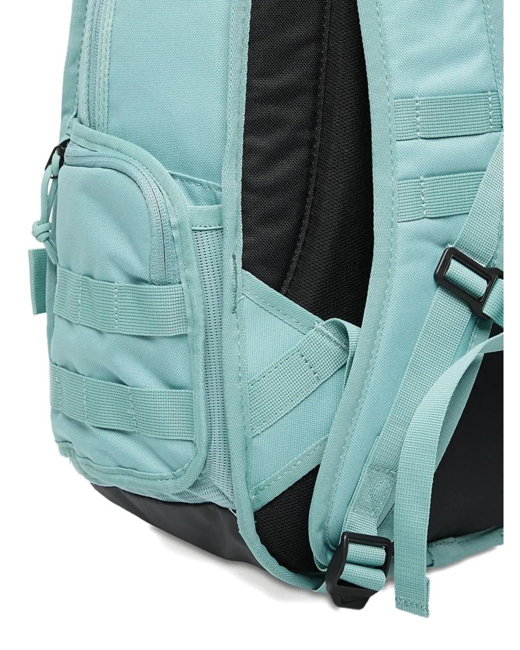 Nike Blue Logo-Patch Webbing Backpack